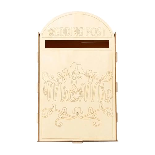 GXMDSGZ Hochzeit Kartenbox Hochzeitskartenbox Hochzeitsbriefkasten Umschlag Postkartenbox Briefkasten for Party(Color1) von GXMDSGZ