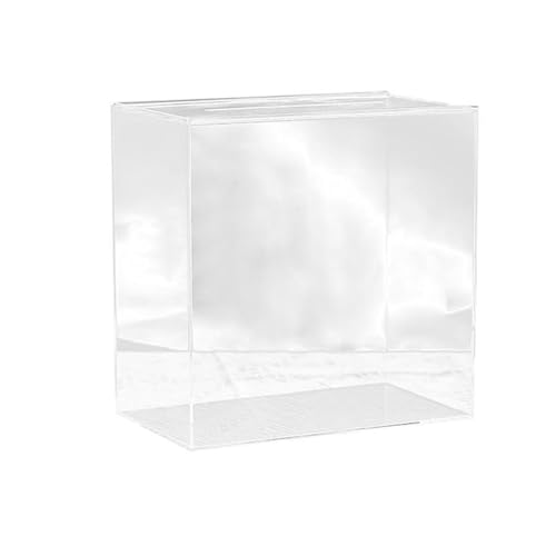 GXMDSGZ Hochzeit Kartenbox Hochzeitskartenbox Hochzeitskartenbox mit Schlitz Elegante Spardose Tafelaufsatz Karte(Clear) von GXMDSGZ