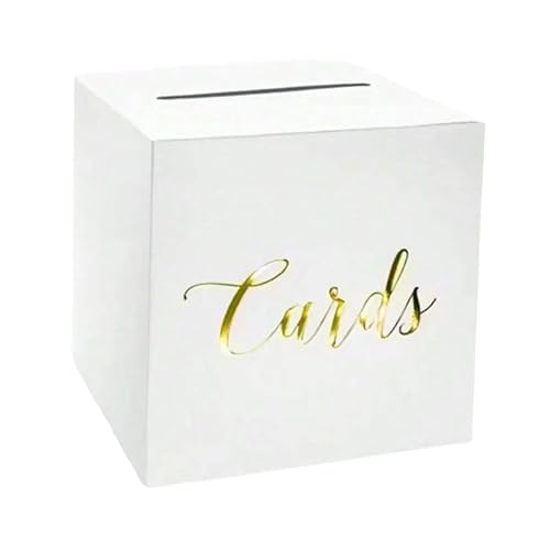GXMDSGZ Hochzeit Kartenbox Hochzeitskartenbox mit Schlitz, Moderne Spardose, Umschlagbox, Kartenbox for Geburtstag, Abschlussfeier, Empfang, Event GXMDSGZ Hochzeit Kartenbox Hochzeitskartenbox mit Schlitz, Moderne Spardose, Umschlagbox, Kartenbox for Geburtstag, Abschlussfeier, Empfang, Event von GXMDSGZ