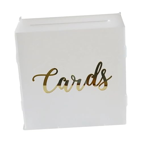 GXMDSGZ Hochzeit Kartenbox Kartenbox mit Schlitz, Party-Geschenke, Grußkartenbox, Hochzeitskartenbox for Hochzeit, Geburtstag, Empfang, Dekoration(Color2) von GXMDSGZ