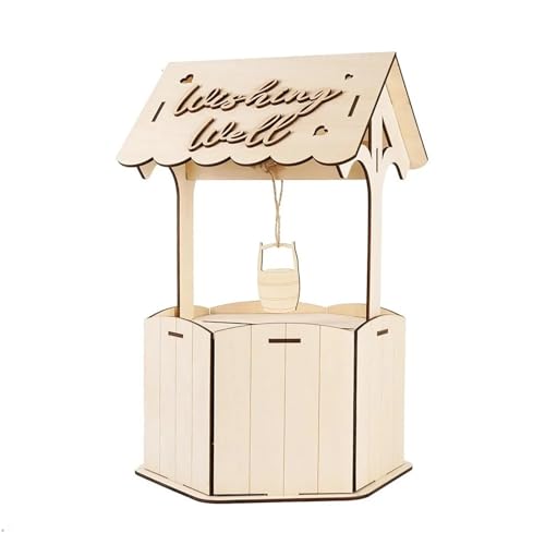 GXMDSGZ Hochzeit Kartenbox Kreative rustikale Wünsche Hochzeitskartenbox, handgefertigte Holzkartenbox, Holzhandwerk, Empfangsbox for Hochzeitsfeier GXMDSGZ Hochzeit Kartenbox Kreative rustikale Wünsche Hochzeitskartenbox, handgefertigte Holzkartenbox, Holzhandwerk, Empfangsbox for Hochzeitsfeier von GXMDSGZ