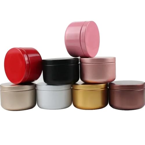 GXMDSGZ KerzengläSer 20/50/80 stücke Kerze Gläser 50ml Aluminium Süßigkeiten Container Kosmetik Jar Öl Creme Topf Hochzeit Dekorationen Leere Aromath Metall Können FüR DIY Handwerk(Mixcolor,100pcs) GXMDSGZ KerzengläSer 20/50/80 stücke Kerze Gläser 50ml Aluminium Süßigkeiten Container Kosmetik Jar Öl Creme Topf Hochzeit Dekorationen Leere Aromath Metall Können FüR DIY Handwerk(Mixcolor,100pcs) von GXMDSGZ