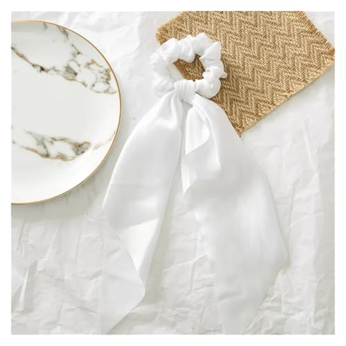 GXMDSGZ Seide Kopftuch Bandanas Drucken Chiffon Lange Band Haargummis Frauen Mädchen Pferdeschwanz Schal Elastische Haarbänder Krawatten Haarschmuck FüR Den Strand(27) von GXMDSGZ