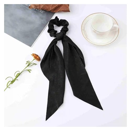 GXMDSGZ Seide Kopftuch Bandanas Drucken Chiffon Lange Band Haargummis Frauen Mädchen Pferdeschwanz Schal Elastische Haarbänder Krawatten Haarschmuck FüR Den Strand(Color-22) von GXMDSGZ