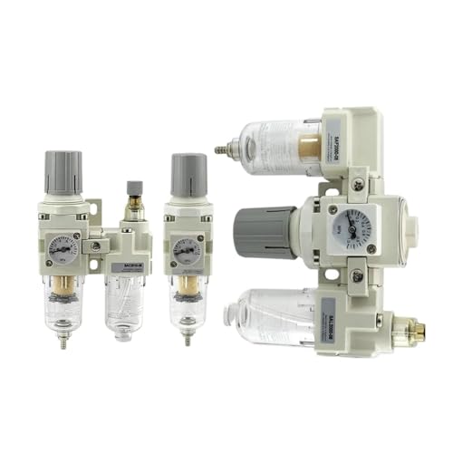 GXRQLHYZ 1 stücke Luft Kompressor Pneumatische Zwei-Stück Öl-Wasser Separator AC2010 Luft Quelle Prozessor luftpumpe Filter Gas Druck regelventil(AR4000-04) von GXRQLHYZ