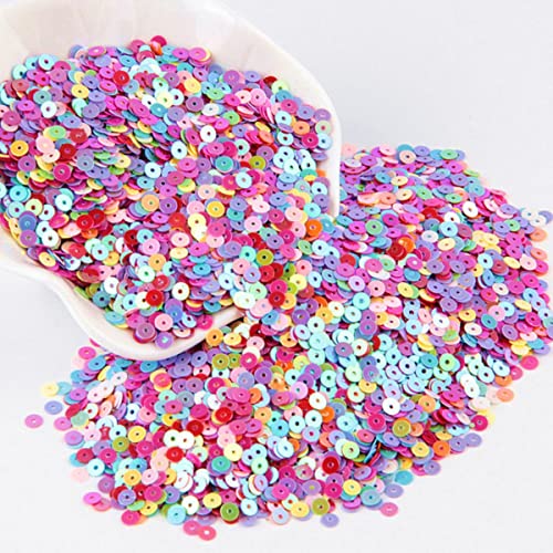 PVC Lose Pailletten Handwerk DIY Zubehör Flache Runde Paillette Frauen Kleid Nähen Dekoration Größe 3/4/5/6/10/15/20/25/30mm 10g-ab mix,5mm 10g PVC Lose Pailletten Handwerk DIY Zubehör Flache Runde Paillette Frauen Kleid Nähen Dekoration Größe 3/4/5/6/10/15/20/25/30mm 10g-ab mix,5mm 10g von GXTBPCR