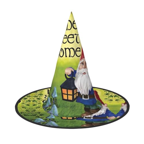 Bunter Zwergen-Druck, Halloween-Hexenhut, Zaubererhut, geeignet für Karneval, Weihnachten, Maskerade, Cosplay-Party Bunter Zwergen-Druck, Halloween-Hexenhut, Zaubererhut, geeignet für Karneval, Weihnachten, Maskerade, Cosplay-Party von GXUNGT