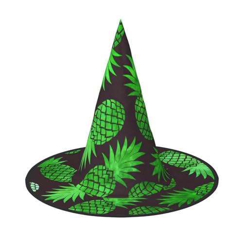 GXUNGT Ananas-Kunstdruck, Halloween-Hexenhut, Zaubererhut, geeignet für Karneval, Weihnachten, Maskerade, Cosplay-Party GXUNGT Ananas-Kunstdruck, Halloween-Hexenhut, Zaubererhut, geeignet für Karneval, Weihnachten, Maskerade, Cosplay-Party von GXUNGT