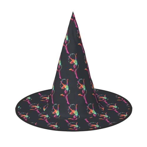 GXUNGT Halloween-Hexenhut, Zaubererhut, geeignet für Karneval, Weihnachten, Maskerade, Cosplay-Party GXUNGT Halloween-Hexenhut, Zaubererhut, geeignet für Karneval, Weihnachten, Maskerade, Cosplay-Party von GXUNGT
