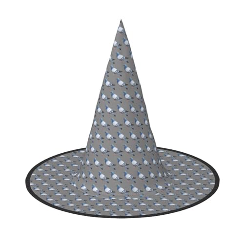 GXUNGT Halloween-Hexenhut mit Taubenaufdruck, Zaubererhut, geeignet für Karneval, Weihnachten, Maskerade, Cosplay-Party GXUNGT Halloween-Hexenhut mit Taubenaufdruck, Zaubererhut, geeignet für Karneval, Weihnachten, Maskerade, Cosplay-Party von GXUNGT