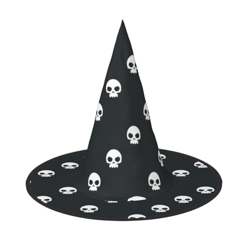 GXUNGT Halloween-Hexenhut mit Totenkopf-Aufdruck, Zaubererhut, geeignet für Karneval, Weihnachten, Maskerade, Cosplay-Party GXUNGT Halloween-Hexenhut mit Totenkopf-Aufdruck, Zaubererhut, geeignet für Karneval, Weihnachten, Maskerade, Cosplay-Party von GXUNGT