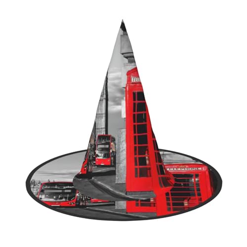 GXUNGT Hexenhut, Zaubererhut, Retro, London, Telefondruck, geeignet für Karneval, Weihnachten, Maskerade, Cosplay-Party GXUNGT Hexenhut, Zaubererhut, Retro, London, Telefondruck, geeignet für Karneval, Weihnachten, Maskerade, Cosplay-Party von GXUNGT