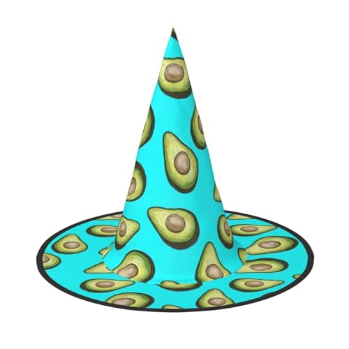 GXUNGT Hexenhut mit frischen tropischen Früchten, Avocado-Druck, Halloween-Hexenhut, Zaubererhut, geeignet für Karneval, Weihnachten, Maskerade, Cosplay-Party GXUNGT Hexenhut mit frischen tropischen Früchten, Avocado-Druck, Halloween-Hexenhut, Zaubererhut, geeignet für Karneval, Weihnachten, Maskerade, Cosplay-Party von GXUNGT