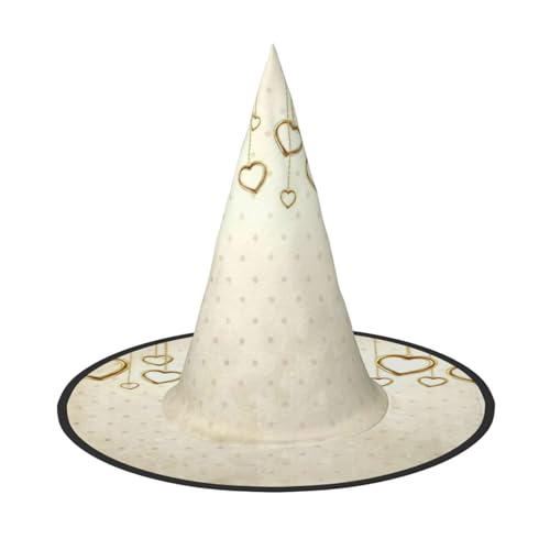 GXUNGT Valentinstagskarten-Druck, Halloween-Hexenhut, Zaubererhut, geeignet für Karneval, Weihnachten, Maskerade, Cosplay-Party GXUNGT Valentinstagskarten-Druck, Halloween-Hexenhut, Zaubererhut, geeignet für Karneval, Weihnachten, Maskerade, Cosplay-Party von GXUNGT
