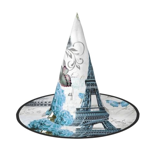 GXUNGT Wunderschöner Halloween-Hexenhut mit Blumendruck, Zaubererhut, geeignet für Karneval, Weihnachten, Maskerade, Cosplay-Party GXUNGT Wunderschöner Halloween-Hexenhut mit Blumendruck, Zaubererhut, geeignet für Karneval, Weihnachten, Maskerade, Cosplay-Party von GXUNGT
