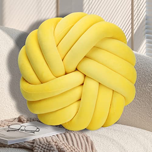GYCS Knot Cushion, Soft Plush Cushion, Knotted Cushion, Decorative Cushion for Sofa, Bed, Decorative, Knot Cushion, Throw Cushion for Home Decoration, Bedroom, Couch,Yellow a,42cm GYCS Knot Cushion, Soft Plush Cushion, Knotted Cushion, Decorative Cushion for Sofa, Bed, Decorative, Knot Cushion, Throw Cushion for Home Decoration, Bedroom, Couch,Yellow a,42cm von GYCS