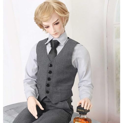 1/3 BJD Puppen Kleidung BJD-Kleidung Anzug 5-teilig Formelles Kleidungsset Mantel + Weste + Hemd + Hose + Krawatte BJD Dress Up Zubehör 1/3 BJD Puppen Kleidung BJD-Kleidung Anzug 5-teilig Formelles Kleidungsset Mantel + Weste + Hemd + Hose + Krawatte BJD Dress Up Zubehör von GYHCB