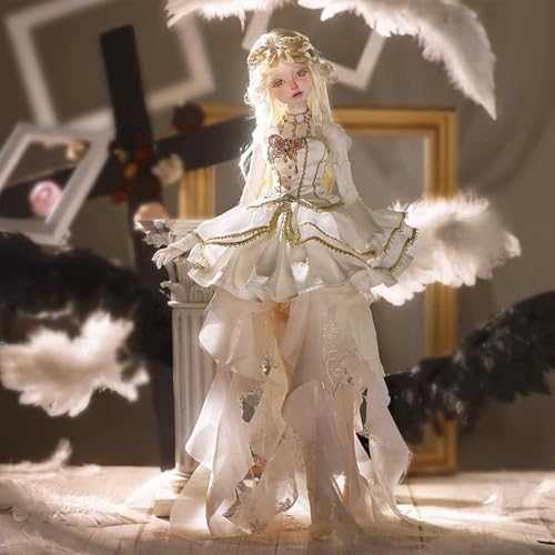 1/4 BJD Puppe 44cm Ball Mechanische Gelenkpuppe mit Kleidung, Schuhen, Perücke, Make-up Komplettset SD Puppen von GYHCB