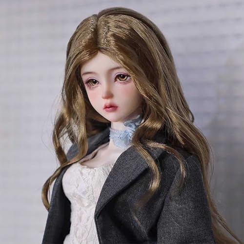 BJD Puppe 1/4 44 cm Mädchen Harz Humanoid SD Kugelgelenkpuppe mit Kleidung, Perücke, Schuhen BJD Puppe 1/4 44 cm Mädchen Harz Humanoid SD Kugelgelenkpuppe mit Kleidung, Perücke, Schuhen von GYHCB