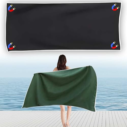 Magnetbadetuch, Magnetisches Badetuch für den Außenbereich, 190x76cm Große Magnetisches Strandtuch mit Magnetverschluss für Camping, Schwimmen Magnetbadetuch, Magnetisches Badetuch für den Außenbereich, 190x76cm Große Magnetisches Strandtuch mit Magnetverschluss für Camping, Schwimmen von GYHCB