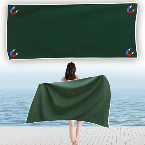 Magnetbadetuch, Magnetisches Badetuch für den Außenbereich, 190x76cm Große Magnetisches Strandtuch mit Magnetverschluss für Camping, Schwimmen Magnetbadetuch, Magnetisches Badetuch für den Außenbereich, 190x76cm Große Magnetisches Strandtuch mit Magnetverschluss für Camping, Schwimmen von GYHCB