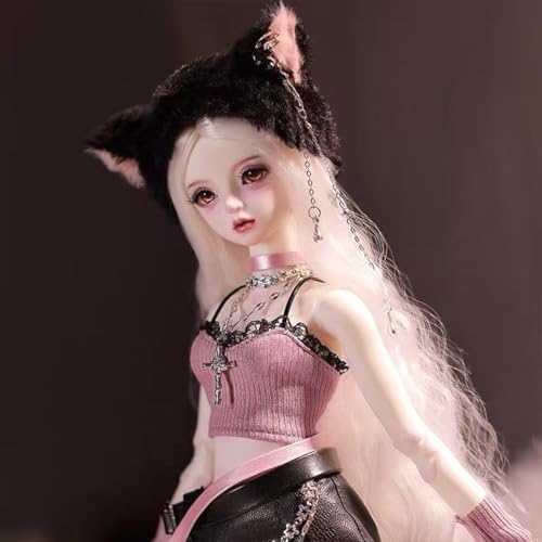 Mode 1/4 BJD-Puppe Premium-Design SD Puppen 18.4in Actionfigur mit Kleidung Zubehör, für BJD-Puppen-Liebhaber-Sammlerstücke von GYHCB