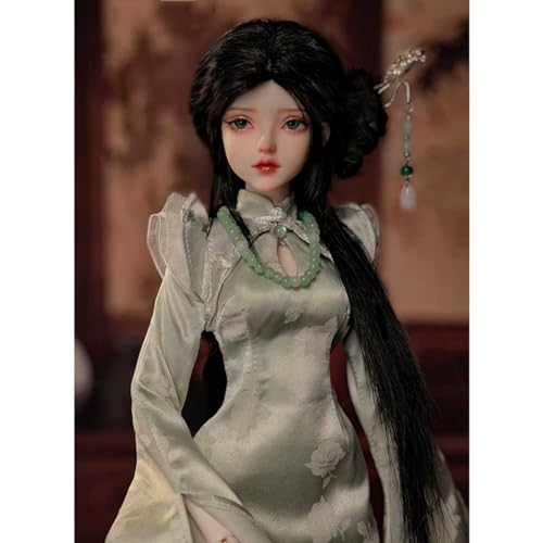 Neuer Chinesischer Stil BJD-Puppe 1/4 Hübsch SD-Puppe 44cm Handgefertigt Ball Jointed Doll mit Kleidung Satz Schuhe Perücke Zubehör Bilden von GYHCB