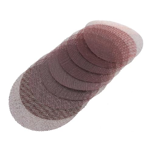 GYQIZSS 10 Stück 5/6 Zoll Mesh-Schleifscheiben ohne Schleifmittel, 10 Stück Klett-Schleifpapier for Schleifen und Polieren, sortiert, Körnung 60 bis 1000 GYQIZSS 10 Stück 5/6 Zoll Mesh-Schleifscheiben ohne Schleifmittel, 10 Stück Klett-Schleifpapier for Schleifen und Polieren, sortiert, Körnung 60 bis 1000 von GYQIZSS