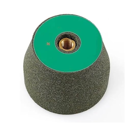 GYQIZSS 1PC 3 Zoll Siliziumkarbid Schleifstein Rad Bördeltopf Rad for Granit Marmor Beton Mauerwerk mit M10 Gewindedorn GYQIZSS 1PC 3 Zoll Siliziumkarbid Schleifstein Rad Bördeltopf Rad for Granit Marmor Beton Mauerwerk mit M10 Gewindedorn von GYQIZSS