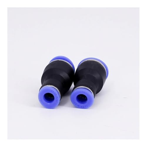 GYQYJPFZM 5PCS Fit 10mm to 6mm Tube OD Push In On Touch Fitting Pneumatic Air Adapter Coupling Connection Water von GYQYJPFZM