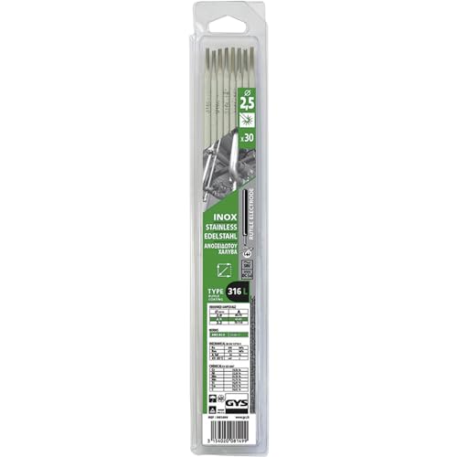 30 Edelstahl-Elektroden - 316 L - Ø 2,5 mm - Blister 30 Edelstahl-Elektroden - 316 L - Ø 2,5 mm - Blister von GYS