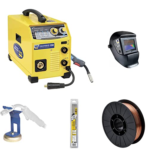 GYS 032248 "EASYMIG 150" Schweißgerät + Schweißhelm LCD Techno 11 True Color + Massivdrahtrolle Stahl + 50 Rutile Elektroden Durchmesser + MIG-Brennerhalter mit Magnetfuß GYS 032248 "EASYMIG 150" Schweißgerät + Schweißhelm LCD Techno 11 True Color + Massivdrahtrolle Stahl + 50 Rutile Elektroden Durchmesser + MIG-Brennerhalter mit Magnetfuß von GYS