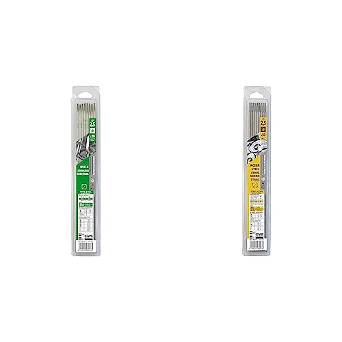 GYS Edelstahl Elektroden 316 L Stablelektroden, Blisterverpackung, 082335 & Erwachsene Verbrauchsmaterial Schweißen 50 Rutile Elektroden Durchmesser 2, 5mm - Blister, Silber, Ø 2,5mm, 084438 GYS Edelstahl Elektroden 316 L Stablelektroden, Blisterverpackung, 082335 & Erwachsene Verbrauchsmaterial Schweißen 50 Rutile Elektroden Durchmesser 2, 5mm - Blister, Silber, Ø 2,5mm, 084438 von GYS