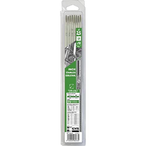 GYS Edelstahl Elektroden 316 L Stablelektroden, Blisterverpackung, 082335 GYS Edelstahl Elektroden 316 L Stablelektroden, Blisterverpackung, 082335 von GYS