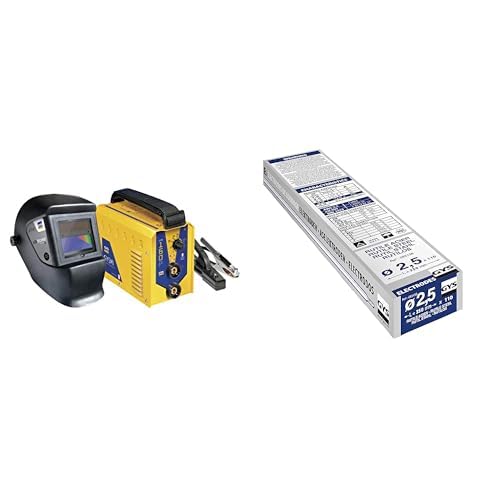 GYS Elektroden-Schweißinverter 160P mit Schweißhelm LCD Master 11 und Wechselrichter 160 A & Gys Traditionelle Elektrode aus Rutilstahl, 110-2,5 GYS Elektroden-Schweißinverter 160P mit Schweißhelm LCD Master 11 und Wechselrichter 160 A & Gys Traditionelle Elektrode aus Rutilstahl, 110-2,5 von GYS
