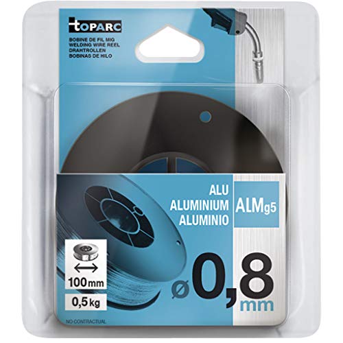 GYS Massivdrahtspule, Durchmesser 100 mm, Aluminium, AlSI 12, 0,8-0,5 Kg, 086678 von Toparc