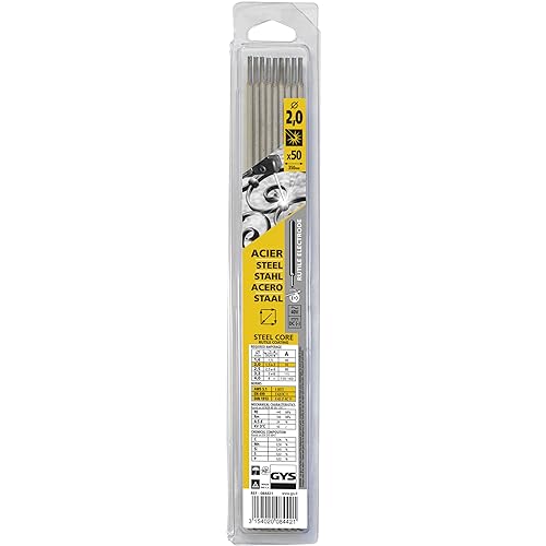 GYS Rutile Elektroden, Type GY38, Durchmesser 2 mm, Inhalt 50 Stück, 084421 GYS Rutile Elektroden, Type GY38, Durchmesser 2 mm, Inhalt 50 Stück, 084421 von GYS