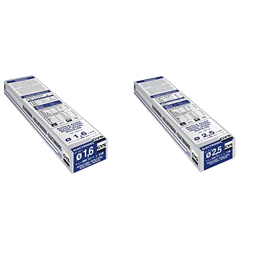 GYS rutile Elektroden Stahl - Ø 1,6 mm - kleine Schachtel, gelb & Welding Electrodes 085138 2,5 mm von GYS