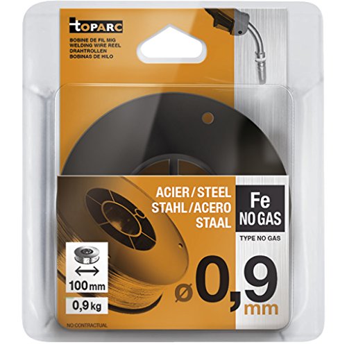 TOPARC Fülldrahtspule ohne Gas, Durchmesser 100 mm, Stahl, 0,9 Kg, 086104 TOPARC Fülldrahtspule ohne Gas, Durchmesser 100 mm, Stahl, 0,9 Kg, 086104 von GYS