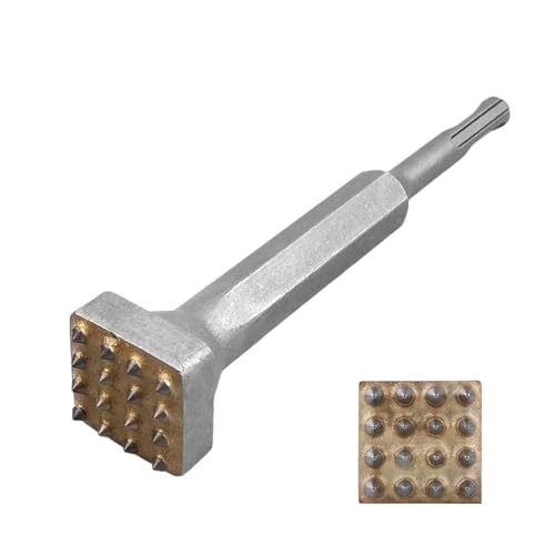 SDS Plus-Legierungsmeißel, multifunktionaler Brecherkopf, Oberflächenaufrauhung, Schlaghammer, Meißelwerkzeug for Wand, Beton, Stein(SDS Plus Hex) von GYSABVC