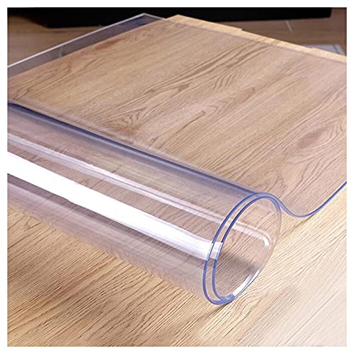 Glasklar Tischdecke Tischfolie Tischschutzfolie Transparente PVC Folie Schutzfolie,Wasserdichter Schutz,FüR Esstisch Couchtisch Und Schreibtisch (Dicke:2mm,Größe:30x50cm/11.8x19.7in) von GYUE