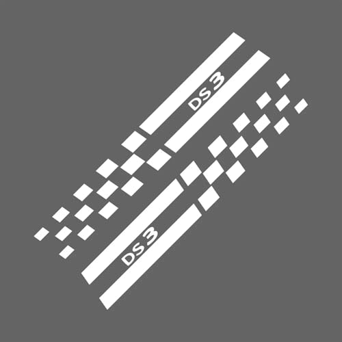 GYUHEDR Auto Aufkleber, für DS DS3 DS4 DS5 DS6 DS7 Autoaufkleber Wasserdicht Kratzschutz Sticker Auto Personalisierte Dekor Autoaufkleber,C von GYUHEDR