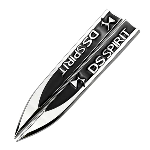 GYUHEDR Auto Aufkleber, für DS Logo DS3 DS5 DS6 DS9 DS7 DS4 Autoaufkleber Wasserdicht Kratzschutz Sticker Auto Personalisierte Dekor Autoaufkleber,B GYUHEDR Auto Aufkleber, für DS Logo DS3 DS5 DS6 DS9 DS7 DS4 Autoaufkleber Wasserdicht Kratzschutz Sticker Auto Personalisierte Dekor Autoaufkleber,B von GYUHEDR