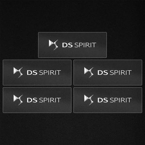 GYUHEDR Auto Aufkleber, für DS Spirit 2 3 4 5 6 7 DS2 DS3 DS4 DS5 DS6 DS7WILD Rubis Autoaufkleber Wasserdicht Kratzschutz Sticker Auto Personalisierte Dekor Autoaufkleber,A von GYUHEDR