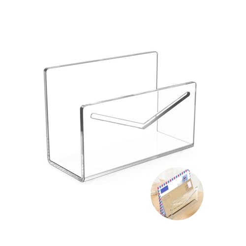 GYWHOOFT Briefablage aus Acryl | Briefablage mit transparentem Aufdruck, für Schreibtisch, Buchständer, Organizer für Büro Schule GYWHOOFT Briefablage aus Acryl | Briefablage mit transparentem Aufdruck, für Schreibtisch, Buchständer, Organizer für Büro Schule von GYWHOOFT