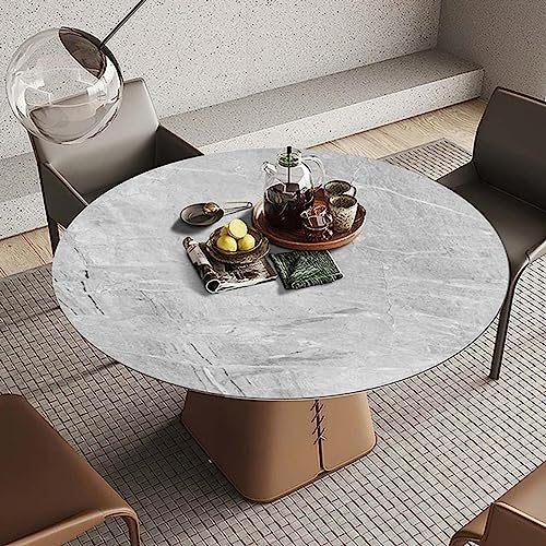 GYYFQH Tischdecke Kunstleder Rund,Tischmatte Lederoptik,Tischdecke Dicke 2 mm,nordische Runde Ledertischdecke,rundes PVC-Leder-tischset,abwischbar Tischdecke,Rund Esstischauflag,H-80cm/31inchround GYYFQH Tischdecke Kunstleder Rund,Tischmatte Lederoptik,Tischdecke Dicke 2 mm,nordische Runde Ledertischdecke,rundes PVC-Leder-tischset,abwischbar Tischdecke,Rund Esstischauflag,H-80cm/31inchround von GYYFQH