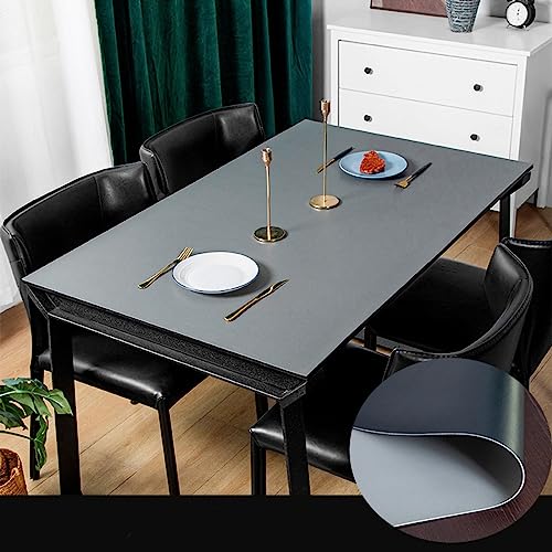 GYYFQH Kunstleder Tischdecke, Tischwäsche Rechteckig/Quadrat, Leder Tischauflage Abwaschbar Wasserdicht Verbrühungsschutz, Beidseitig Verwendbar,schwarz+dunkelgrau-90 * 150 GYYFQH Kunstleder Tischdecke, Tischwäsche Rechteckig/Quadrat, Leder Tischauflage Abwaschbar Wasserdicht Verbrühungsschutz, Beidseitig Verwendbar,schwarz+dunkelgrau-90 * 150 von GYYFQH