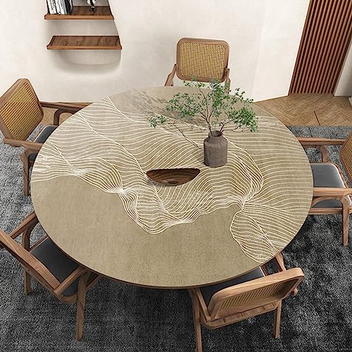 GYYFQH Tischdecke Rund,tischtuch Leder Rund, Tischdecke Lederoptik,nordische Runde Ledertischdecke,rundes PVC-Leder-tischset,abwischbar Tischdecke,tischdecke rutschfest,B-120cm/47inchround GYYFQH Tischdecke Rund,tischtuch Leder Rund, Tischdecke Lederoptik,nordische Runde Ledertischdecke,rundes PVC-Leder-tischset,abwischbar Tischdecke,tischdecke rutschfest,B-120cm/47inchround von GYYFQH