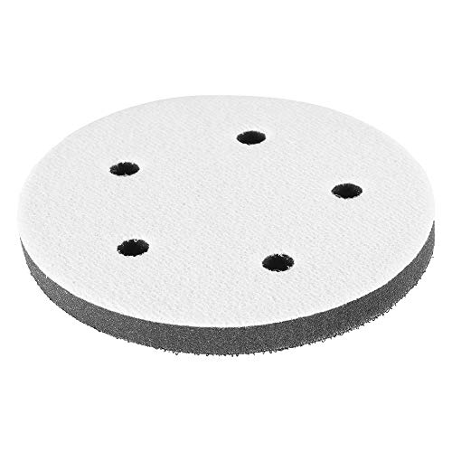 GYZOUKA Schleiferschaumkissen mit 125 Mm Durchmesser Weichpuffer Schwamm Kissenpuffer -Rückkissen (5 Zoll und 5 Löcher) von GYZOUKA