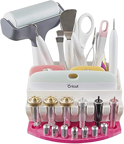 XCJD Organizer kompatibel mit Cricut Zubehör Klingenhalter, Aufbewahrung kompatibel mit Cricut Maker Klingen, QuickSwap Tip, Explore DeepCut Blade von GZAMOF